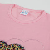 Girls Half Sleeves Suit - Pink, Girls Suits, Chase Value, Chase Value