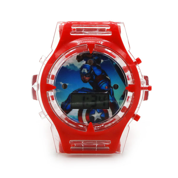 Kids Digital Watch - Red