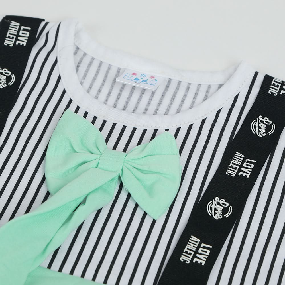 Girls Half Sleeves Suit - Green, Girls Suits, Chase Value, Chase Value
