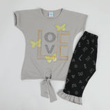 Girls Half Sleeves Suit - Grey, Girls Suits, Chase Value, Chase Value