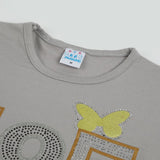 Girls Half Sleeves Suit - Grey, Girls Suits, Chase Value, Chase Value