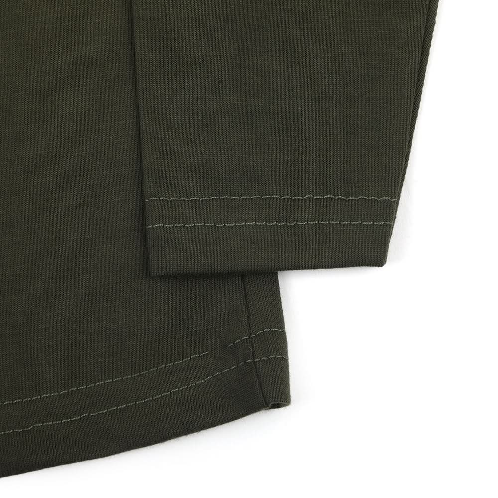 Girls Full Sleeves T-Shirt - Olive, Girls T-Shirts, Chase Value, Chase Value