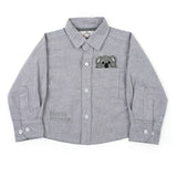 Eminent Newborn Boys Casual Shirt - Grey, Newborn Boys Shirts & T-Shirts, Eminent, Chase Value