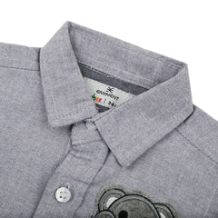 Eminent Newborn Boys Casual Shirt - Grey