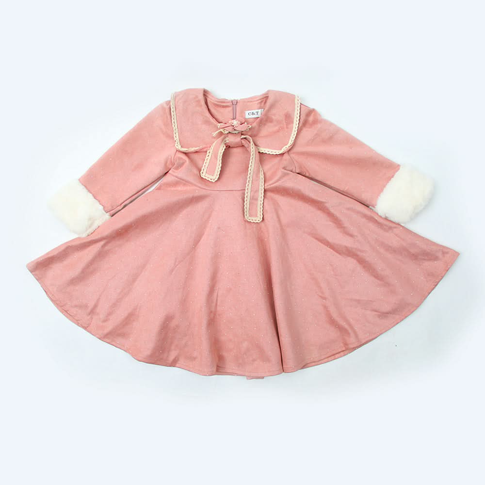 Girls Frock - Tea Pink, Girls Frocks, Chase Value, Chase Value