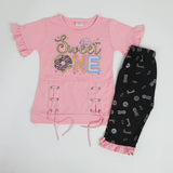 Girls Half Sleeves Suit - Pink, Girls Suits, Chase Value, Chase Value