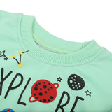 Newborn Boys Full Sleeves T-shirt - Cyan, Newborn Boys Shirts & T-Shirts, Chase Value, Chase Value