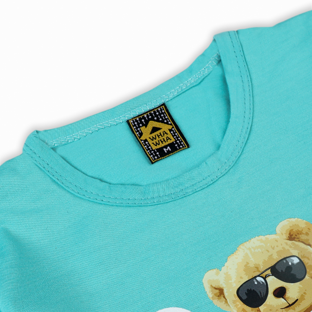 Valuable Boys Half Sleeves Suit - Cyan, Boys Sets & Suits, Chase Value, Chase Value