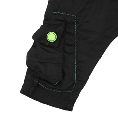 Newborn Boys Cotton Pant - Black