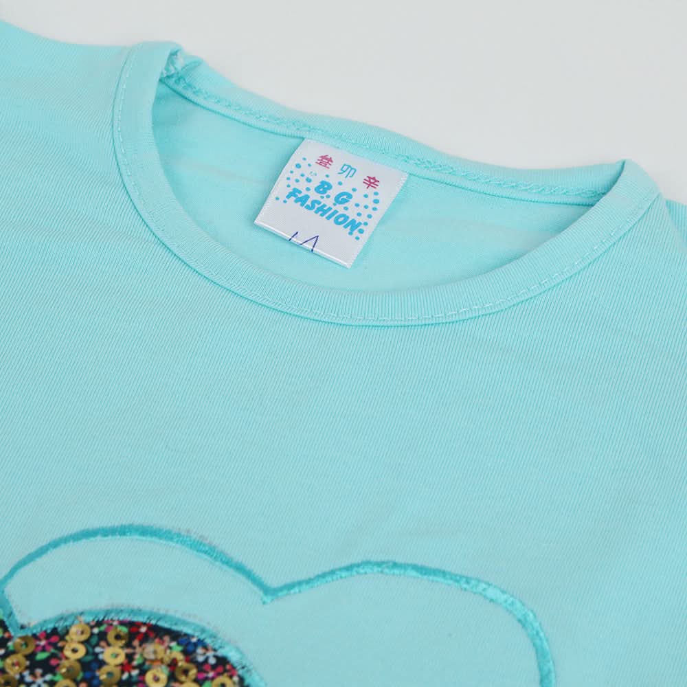 Girls Half Sleeves Suit - Light Blue, Girls Suits, Chase Value, Chase Value