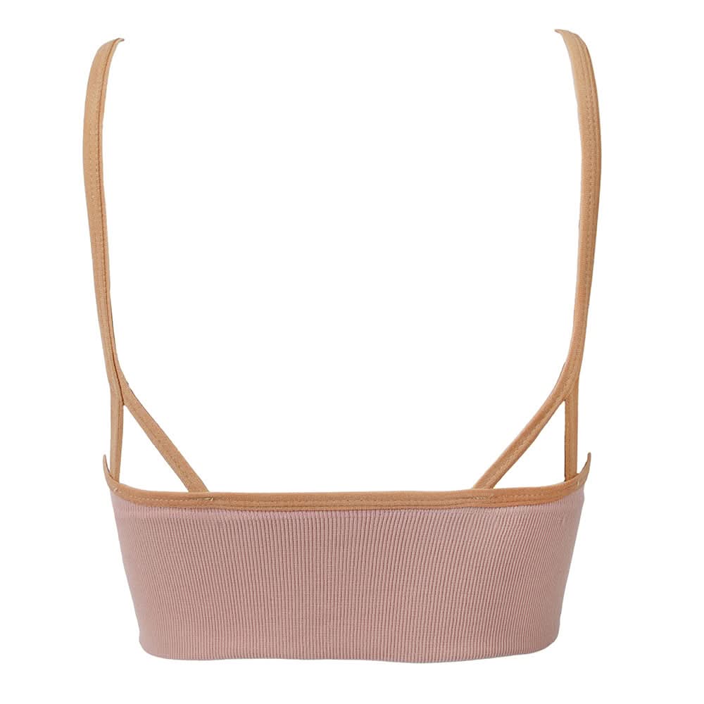 Women's Sport Zip Bra - Peach, Women Bras, Chase Value, Chase Value