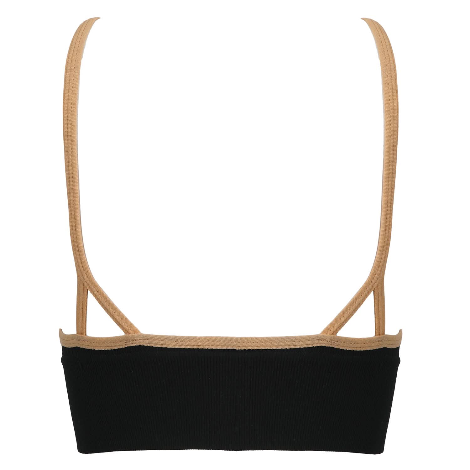 Women's Sport Zip Bra - Black, Women Bras, Chase Value, Chase Value