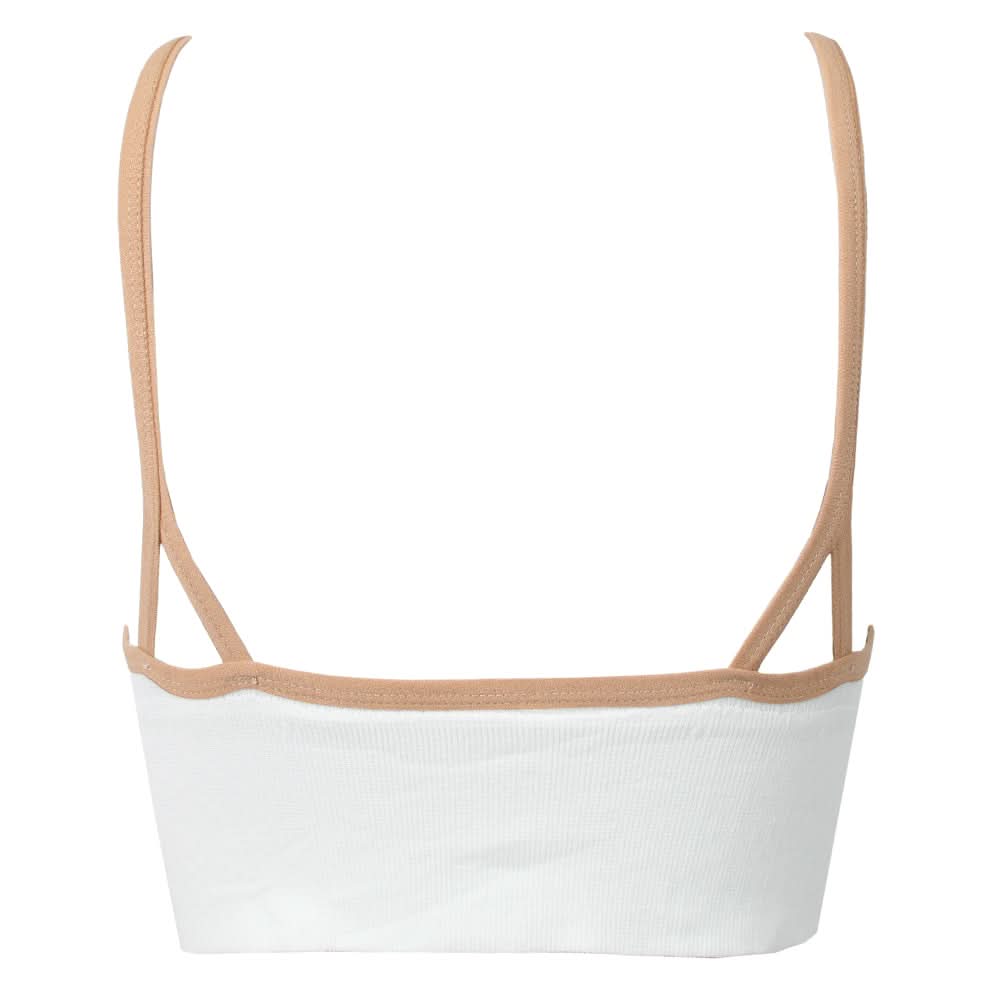 Women's Sport Zip Bra - White, Women Sports Bra, Chase Value, Chase Value