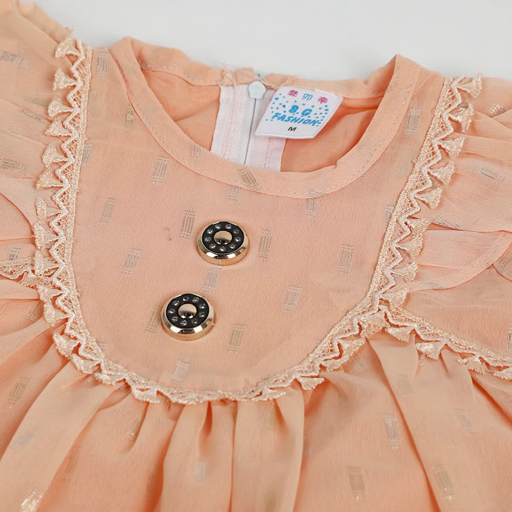 Girls Pant Suit - Peach, Girls Suits, Chase Value, Chase Value
