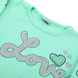 Girl Full Sleeves Tight Suit - Light Green, Girls Suits, Chase Value, Chase Value