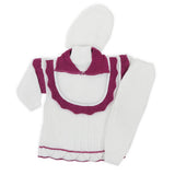 Newborn Girls Full Sleeves Sweater Suit - Purple, Newborn Girls Sets & Suits, Chase Value, Chase Value