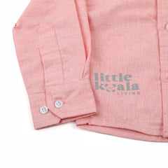 Eminent Newborn Boys Casual Shirt - Peach