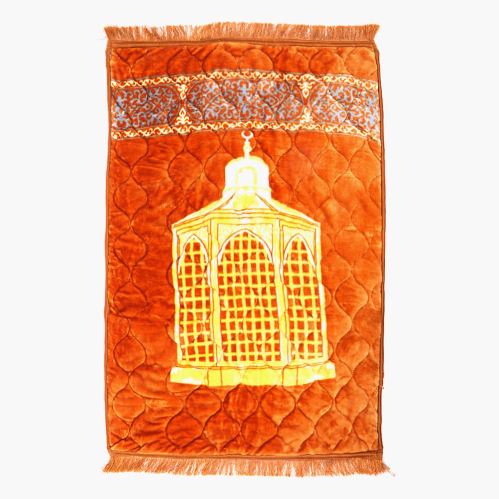 Ja-e-Namaaz Prayer Mat - Mustard, Prayer Accessories, Chase Value, Chase Value
