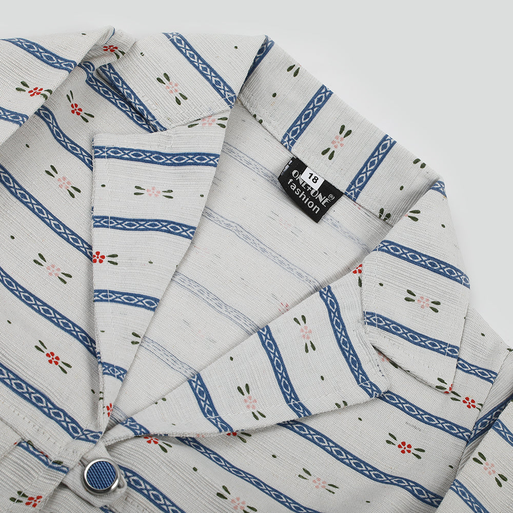 Girl Full Sleeve Co-Ord Set - White, Girls Suits, Chase Value, Chase Value