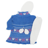 Newborn Girls Full Sleeves Sweater Suit - Dark Blue, Newborn Girls Sets & Suits, Chase Value, Chase Value