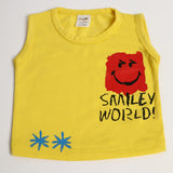 Newborn Boys Sando - Yellow, Newborn Boys Shirts & T-Shirts, Chase Value, Chase Value