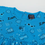 Girls Frock - Blue, Girls Frocks, Chase Value, Chase Value