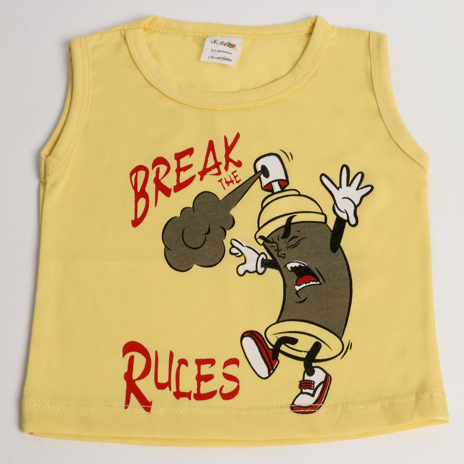 Newborn Boys Sando - Yellow, Newborn Boys Shirts & T-Shirts, Chase Value, Chase Value