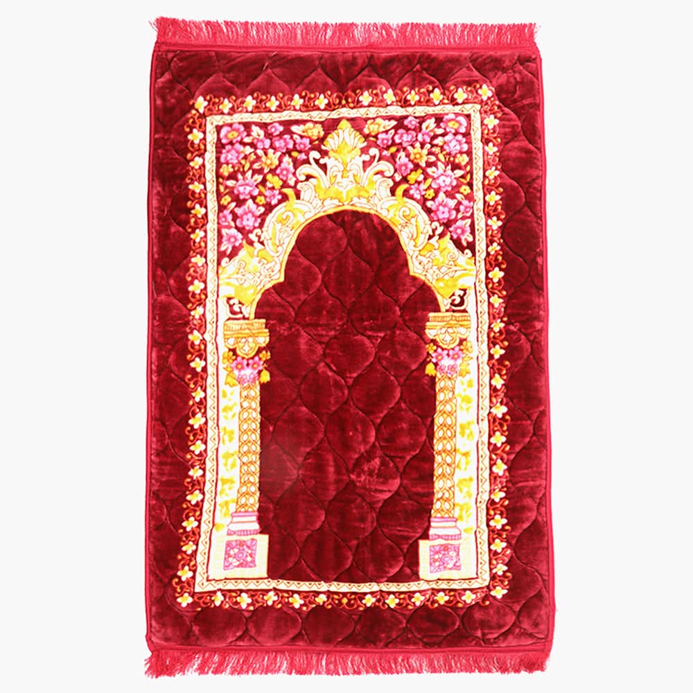 Ja-e-Namaz Prayer Mat - Maroon, Prayer Accessories, Chase Value, Chase Value