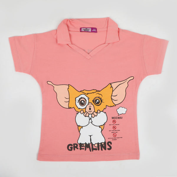 Eminent Girls Half Sleeves T-Shirt - Pink, Girls T-Shirts, Eminent, Chase Value