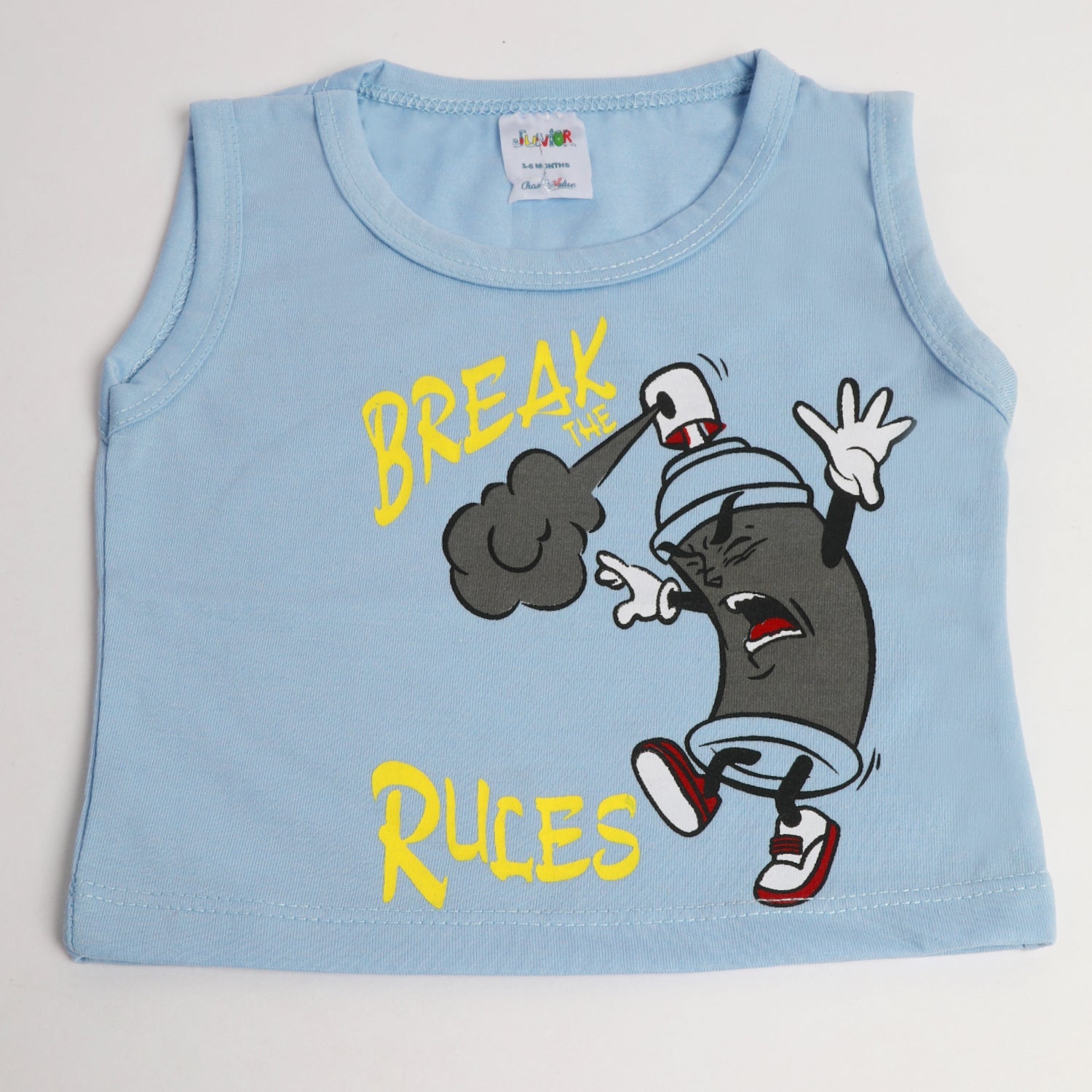 Newborn Boys Sando - Blue, Newborn Boys Shirts & T-Shirts, Chase Value, Chase Value