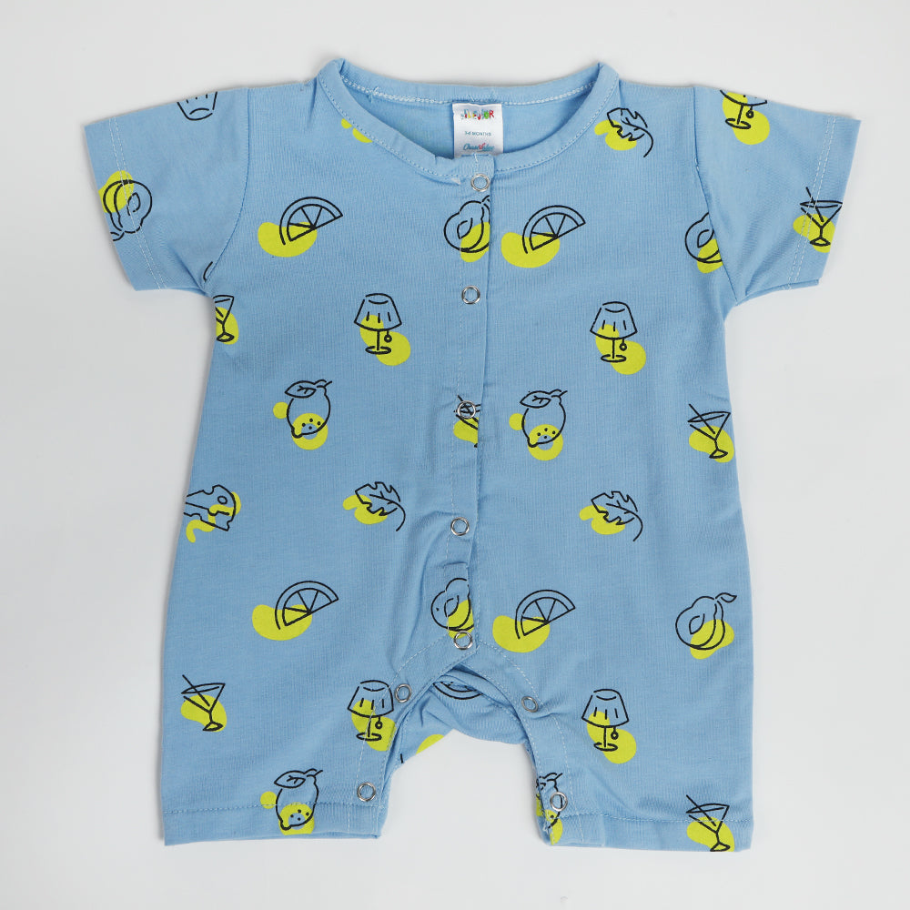 Newborn Girls Romper 1Pcs - Blue, Newborn Girls Rompers, Chase Value, Chase Value