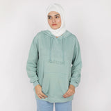 Women's Full Sleeves Hoodie Jacket - Sea Green, Women Sweatshirts & Hoodies, Chase Value, Chase Value