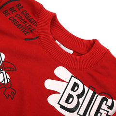 Newborn Boys Full Sleeves T-shirt - Red