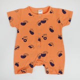 Newborn Girls Romper 1Pcs - Orange, Newborn Girls Rompers, Chase Value, Chase Value