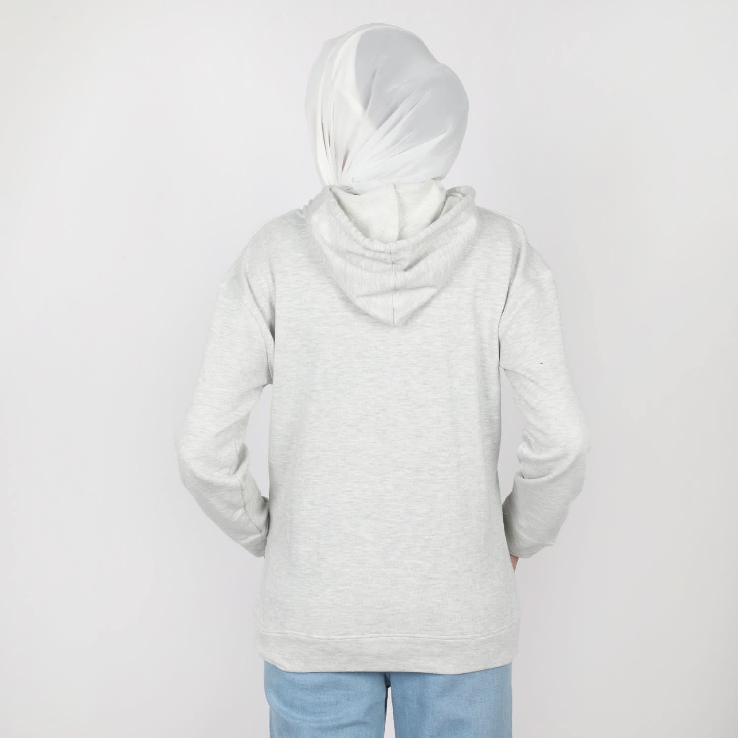 Women's Full Sleeves Hoodie Jacket - Grey, Women Jackets, Chase Value, Chase Value