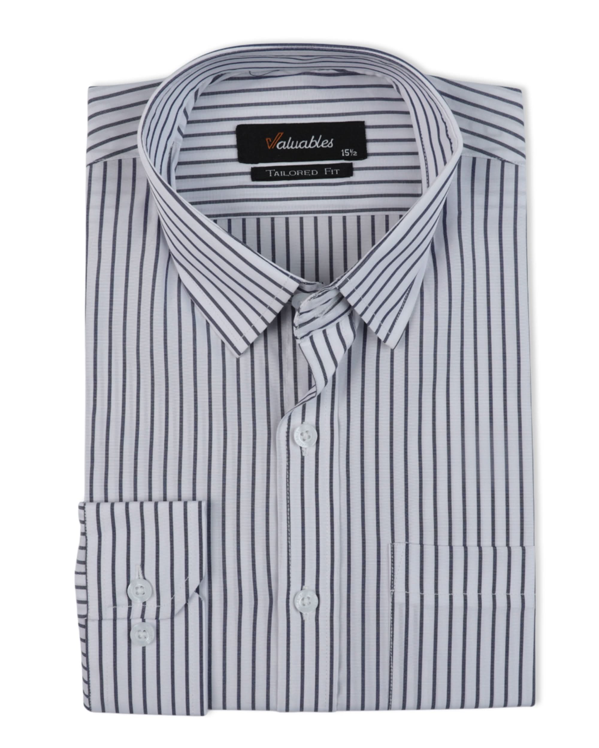 Valuable Men's Formal Stripe Shirt, Men's Shirts, Chase Value, Chase Value