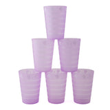 Plastic Flower Glass Pack Of 6, Jug & Glasses, Chase Value, Chase Value