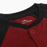 Eminent Newborn Boys Half Sleeves Romper - Maroon, Newborn Boys Rompers, Eminent, Chase Value