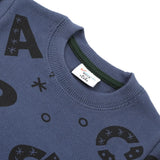 Boys Full Sleeves Sweat Shirt - Steel Blue, Boys Hoodies & Sweat Shirts, Chase Value, Chase Value