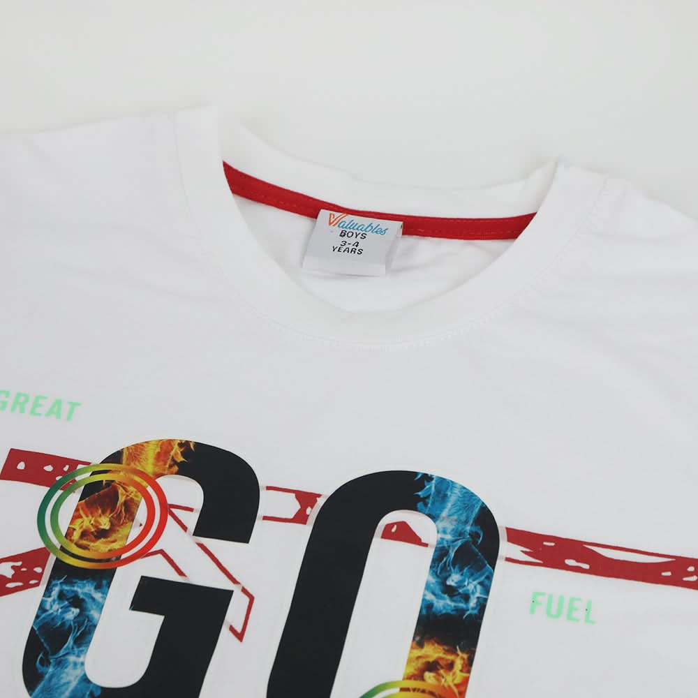 Boys T-Shirt - White, Boys T-Shirts, Chase Value, Chase Value