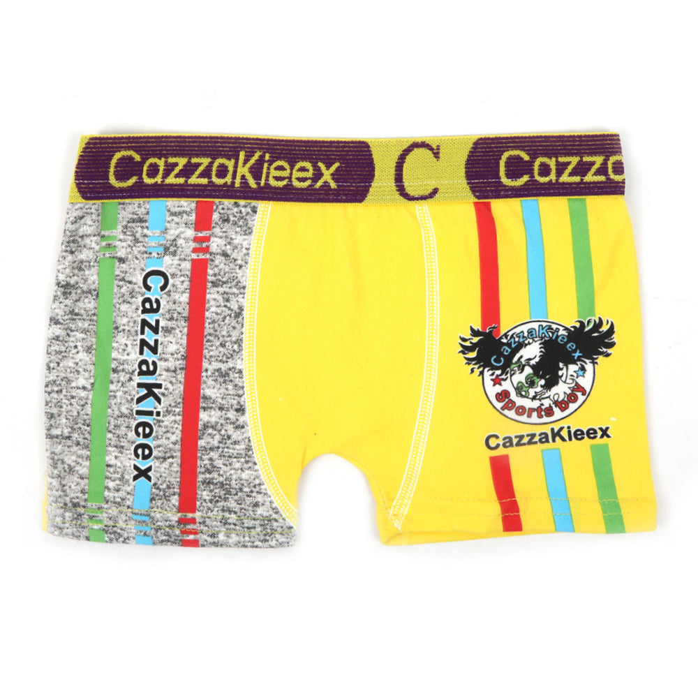Boys Boxer - Yellow, Boys Underwear, Chase Value, Chase Value