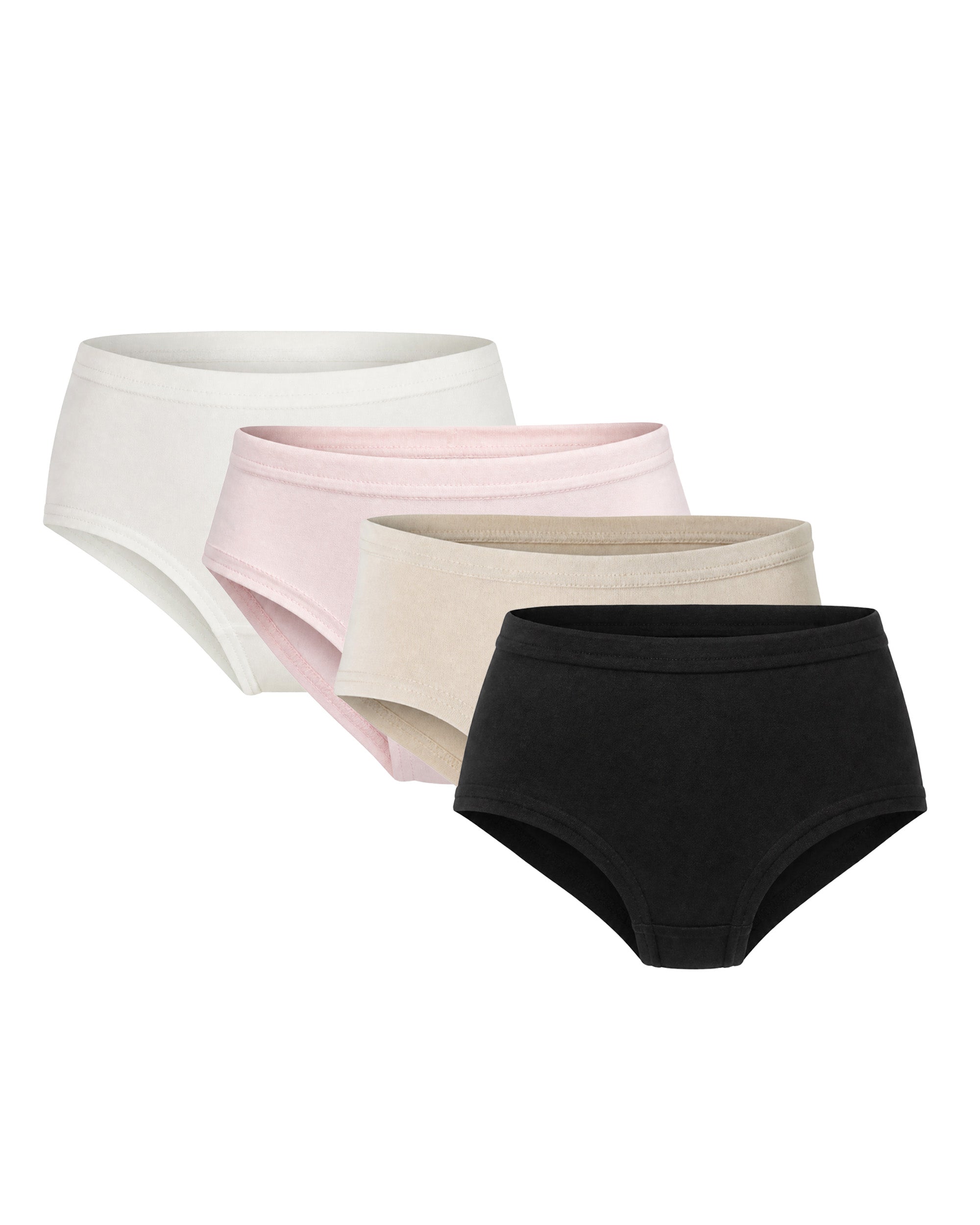 Valuables Girls Plain Panty – Pack of 4