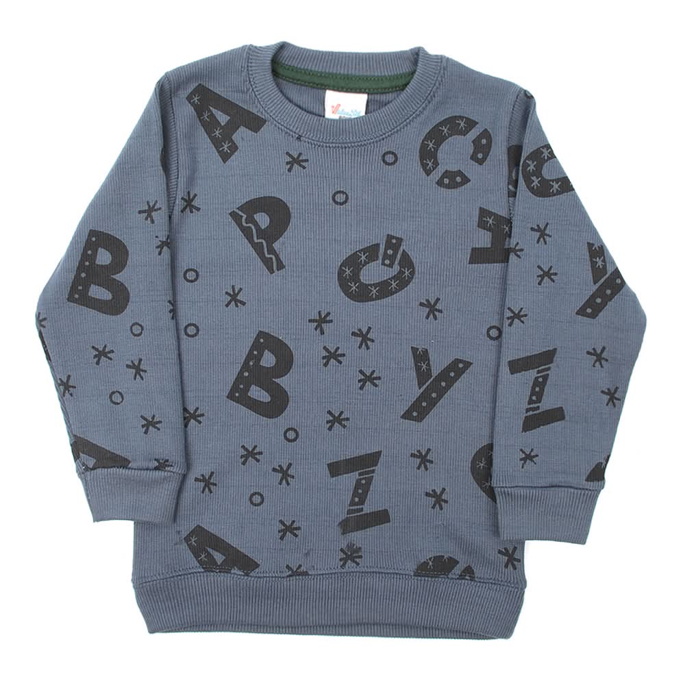 Boys Full Sleeves Sweat Shirt - Grey, Boys Hoodies & Sweat Shirts, Chase Value, Chase Value