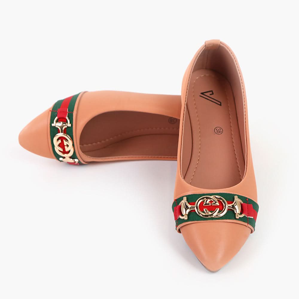 Women's Pump - Peach, Women Pumps, Chase Value, Chase Value