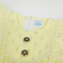 Girls Pant Suit - Lemon