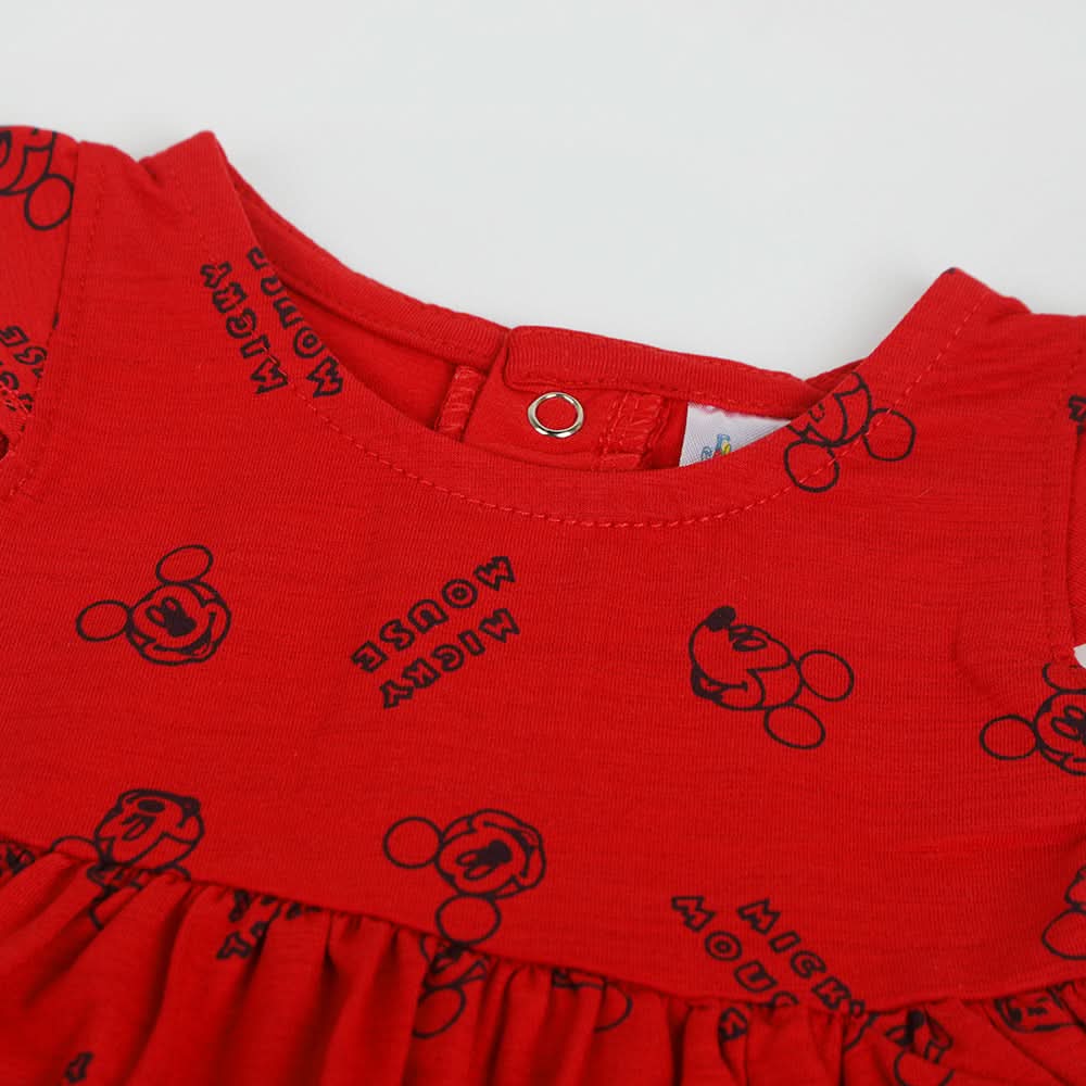 Newborn Girls Frock - Red, Newborn Girls Frocks, Chase Value, Chase Value