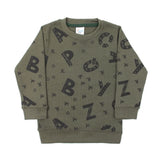 Boys Full Sleeves SweatShirt - Olive, Boys Hoodies & Sweat Shirts, Chase Value, Chase Value