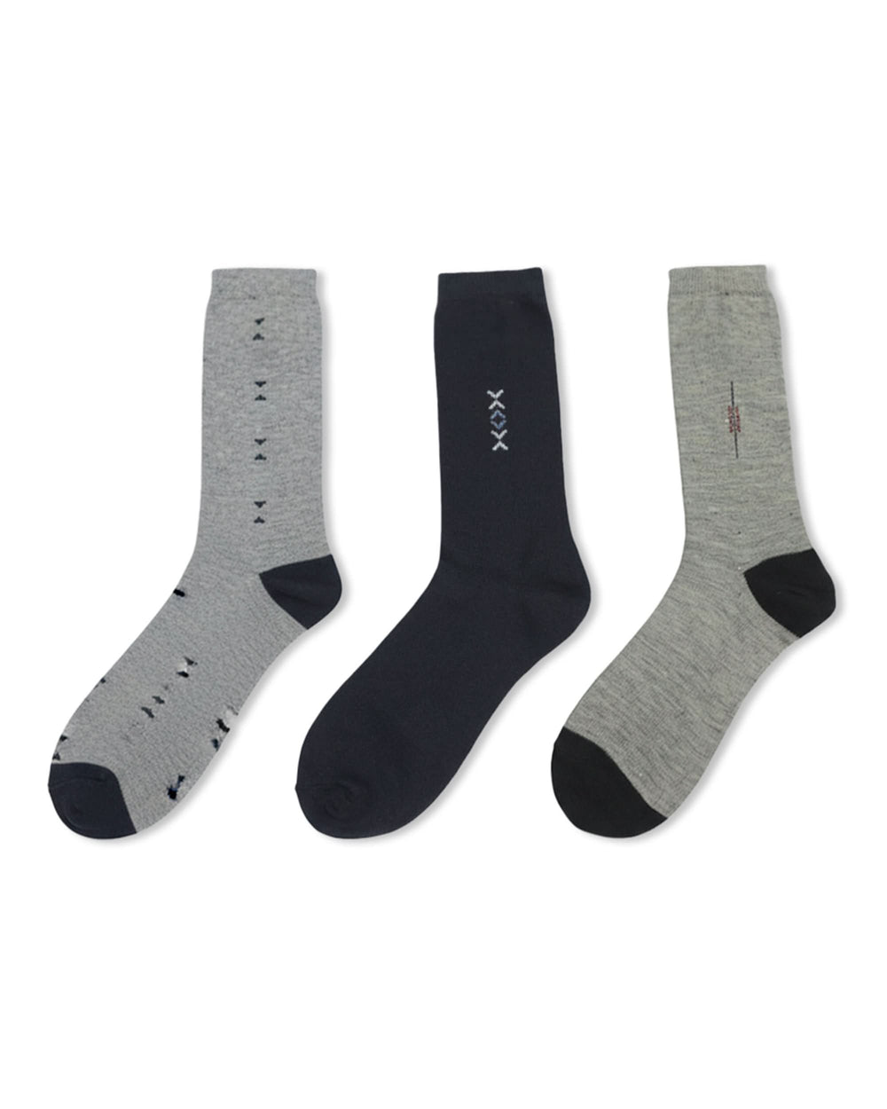 Valuables Long Socks Pack of 3, Men's Men's Socks, Chase Value, Chase Value