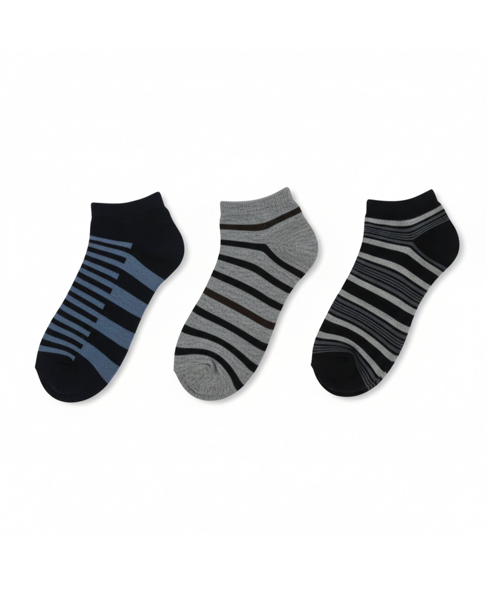 Valuables Ankle Socks Pack of 3, Men's Men's Socks, Chase Value, Chase Value