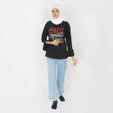 Women's Full Sleeves Top - Black, Women T-Shirts & Tops, Chase Value, Chase Value